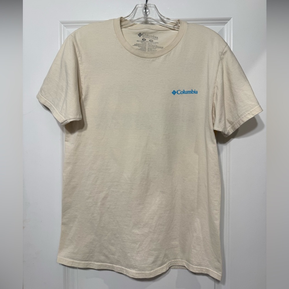 Columbia Men's Off-White Short Sleeve Tee